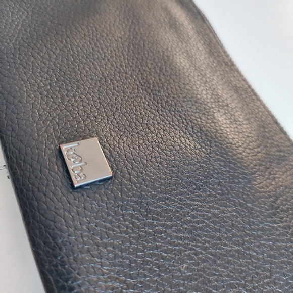 Kooba Leather Wallet Bi-Fold Black Credit Card Holder ( Bag C) - Picture 3 of 6